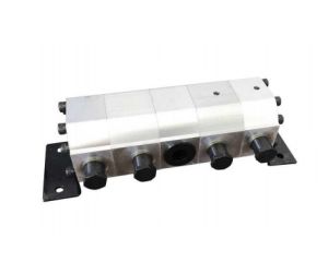Verdeelmotor, 2-voudig, 13,2-26,5 l/min met drukveiligheid