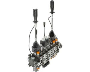 Kraanventiel 8 secties met shockvalve, overdrukventiel en nazuigklep