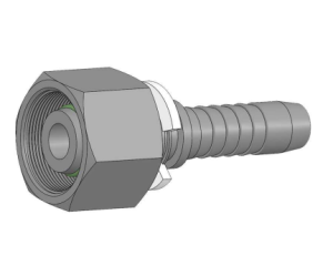 RVS 5/8" DN perskoppeling 25S M36x2 met o-ring