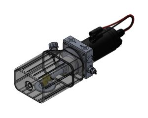 12V 0,8kW bi-directional hydrauliek powerpack