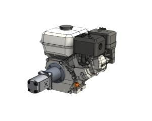 Honda GX200 (QXE4) 6.5 hp petrol engine with pre-mounted gear pump pump group 1