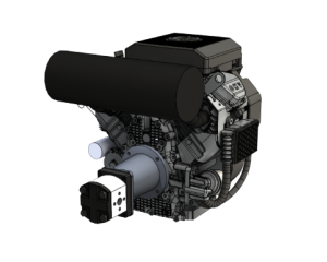 PTM680pro petrol engine with pre-mounted gear pump pump group 2